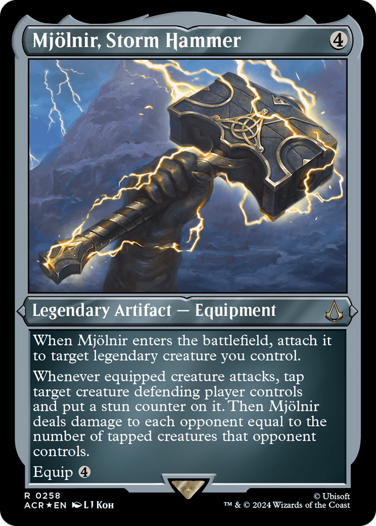 Mjölnir, Storm Hammer (ACR-258) - Assassin's Creed Etched Foil-1