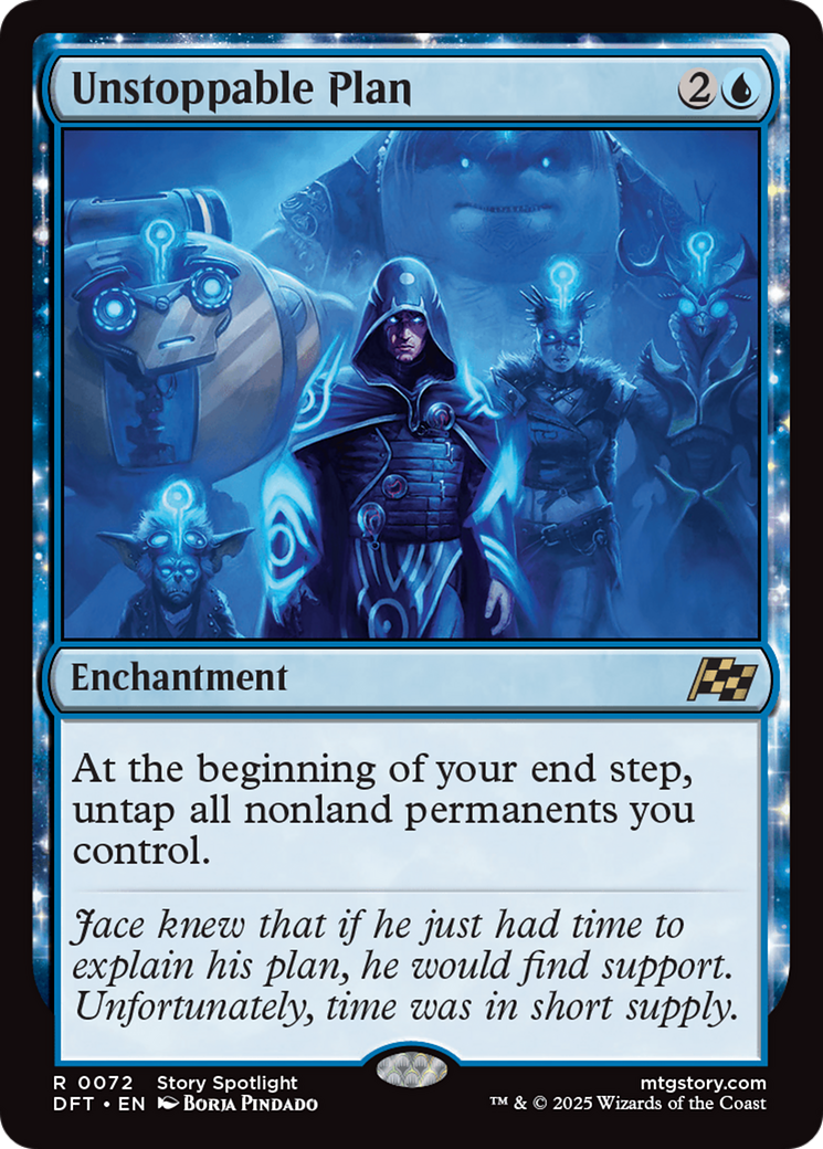 Unstoppable Plan (DFT-072) - Aetherdrift: (enchantment) Foil-1