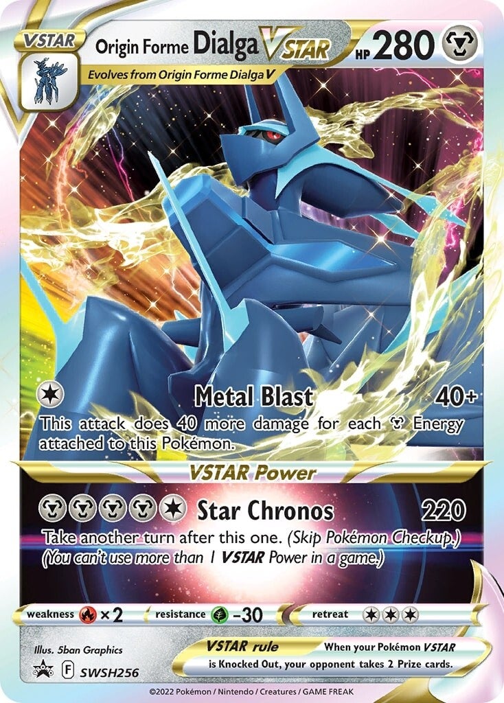 Origin Forme Dialga VSTAR (SWSH256) [Sword & Shield: Black Star Promos]-1