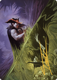 Pillage the Bog // Pillage the Bog (AOTJ-030) - Outlaws of Thunder Junction Art Series (Borderless) Foil-1