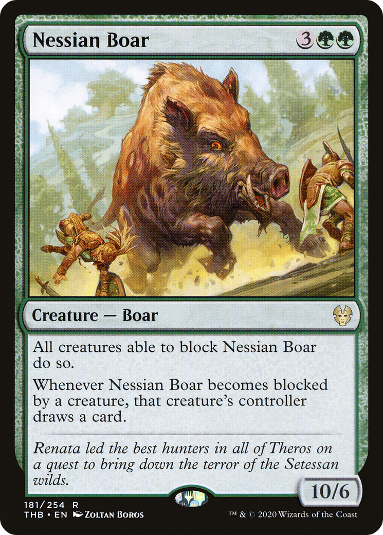 Nessian Boar [Theros Beyond Death]-1
