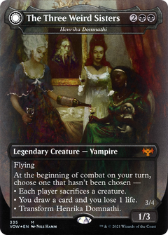 Henrika Domnathi // Henrika, Infernal Seer - The Three Weird Sisters // Fiends of Darkest Night [Innistrad: Crimson Vow]-3