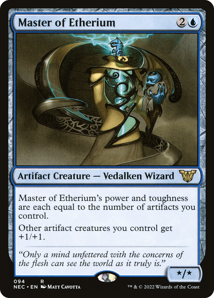 Master of Etherium [Kamigawa: Neon Dynasty Commander]-1