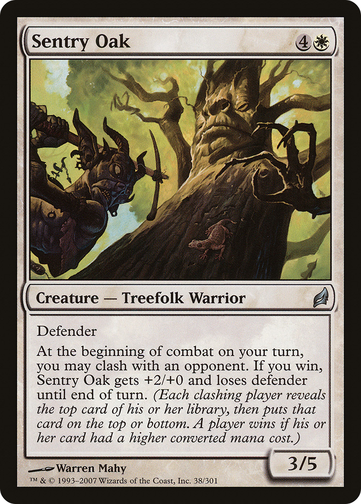 Sentry Oak [Lorwyn]-1