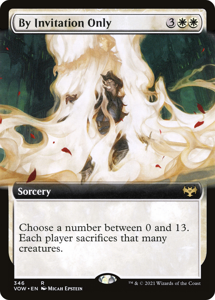 By Invitation Only (Extended Art) [Innistrad: Crimson Vow]-1