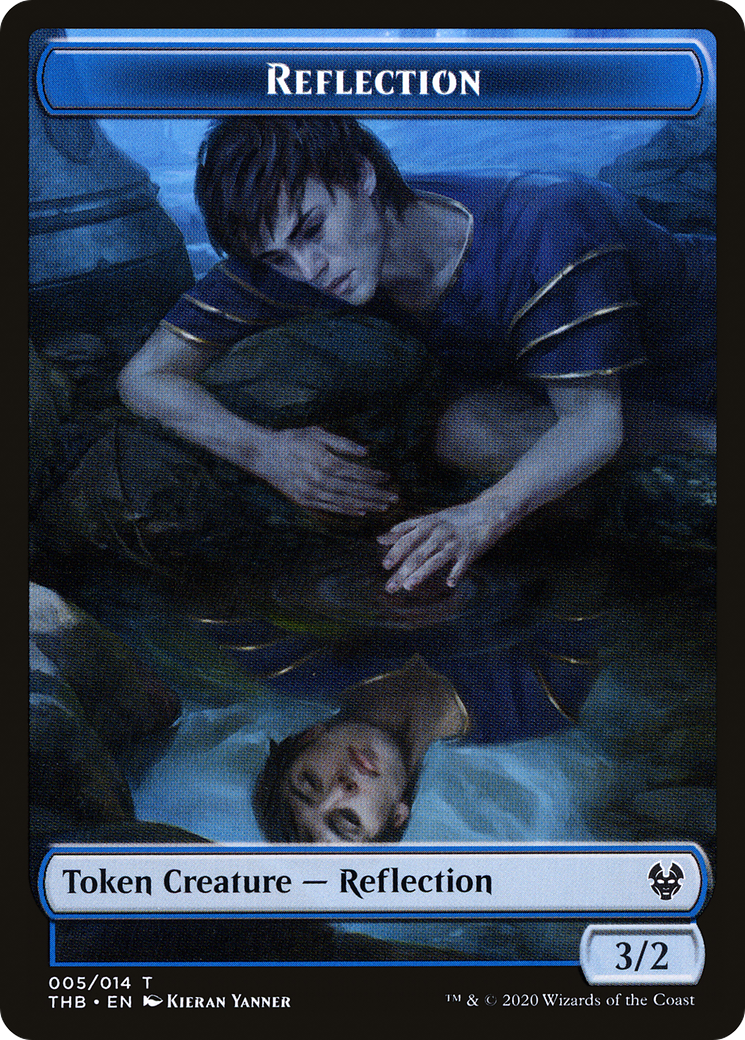 Reflection Token (THB-005) - Theros Beyond Death Tokens Foil-1