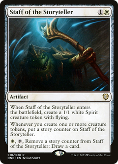 Staff of the Storyteller [Phyrexia: All Will Be One Commander]-1