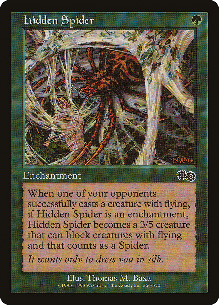 Hidden Spider [Urza's Saga]-1