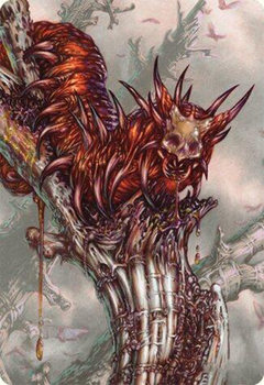 Grist, Voracious Larva Art Card [Modern Horizons 3 Art Series]-1