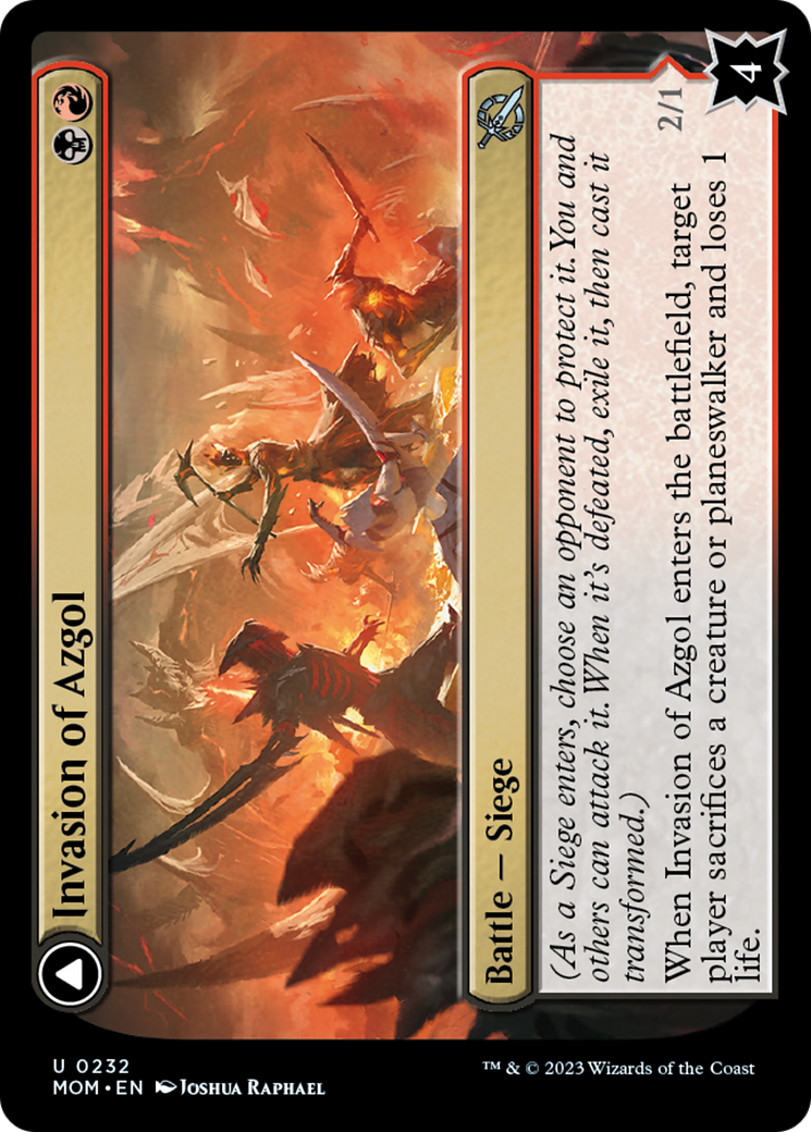 Invasion of Azgol // Ashen Reaper [March of the Machine]-1