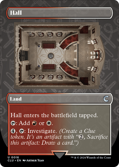 Hall (Borderless) [Ravnica: Clue Edition]-1