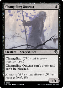 Changeling Outcast [Outlaws of Thunder Junction Commander]-1