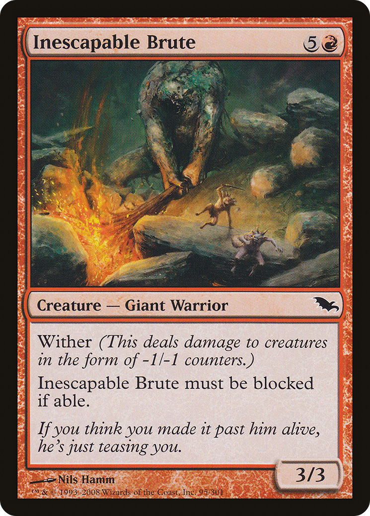 Inescapable Brute [Shadowmoor]-1