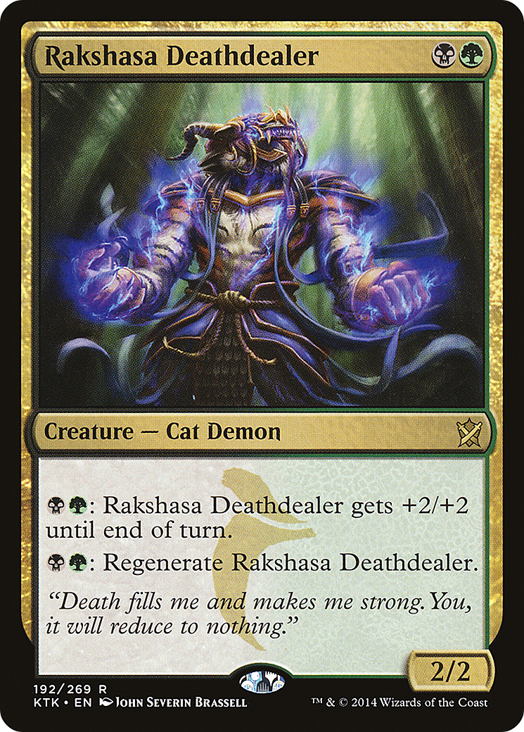Rakshasa Deathdealer [Khans of Tarkir]-1