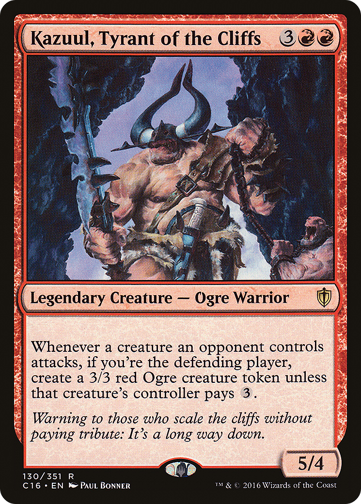 Kazuul, Tyrant of the Cliffs [Commander 2016]-1