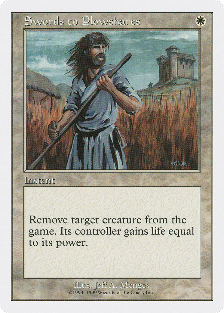 Swords to Plowshares [Battle Royale]-1