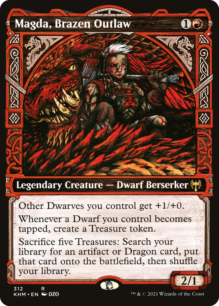 Magda, Brazen Outlaw (Showcase) [Kaldheim]-1