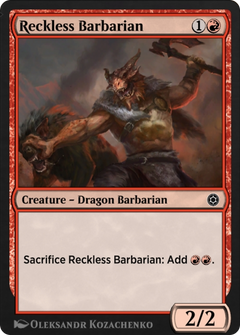Reckless Barbarian (HBG-187) - Alchemy Horizons: Baldur's Gate-1