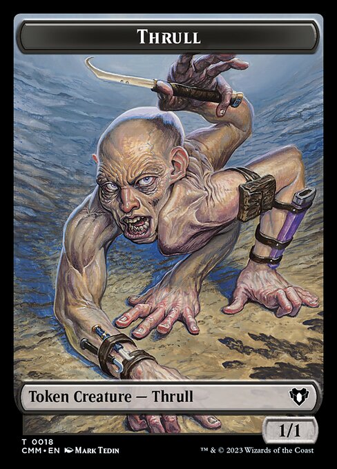 Servo // Thrull Double-Sided Token [Commander Masters Tokens]-2