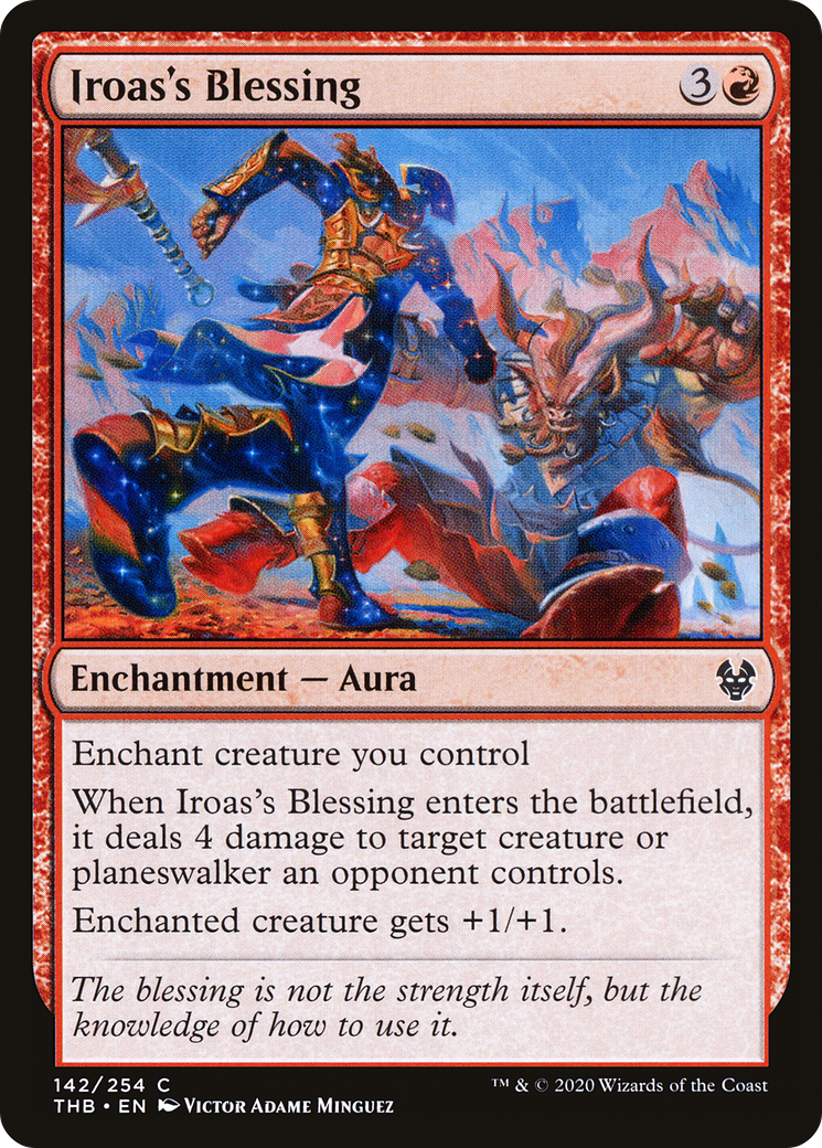 Iroas's Blessing [Theros Beyond Death]-1