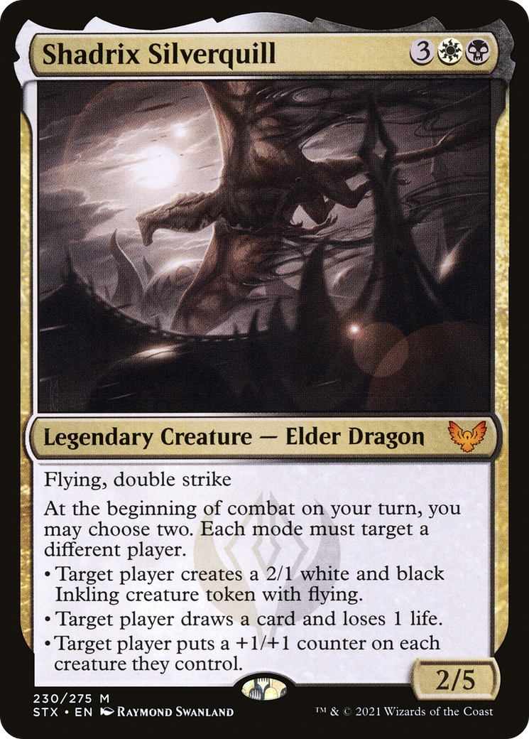 Shadrix Silverquill [Strixhaven: School of Mages]-1