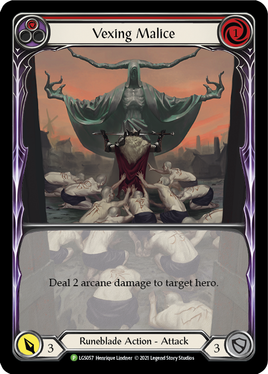 Vexing Malice (Red) [LGS057] (Promo)  Rainbow Foil-1