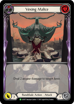 Vexing Malice (Red) [LGS057] (Promo)  Rainbow Foil-1