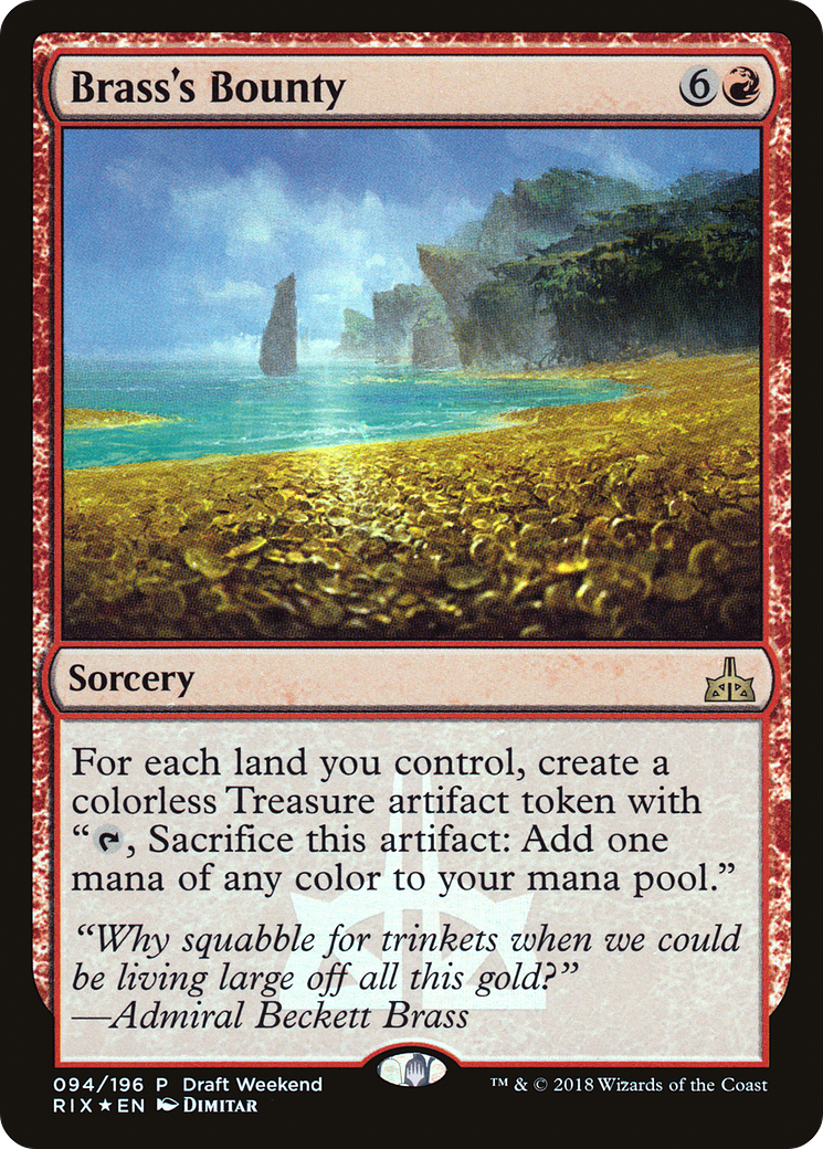 Brass's Bounty (Draft Weekend) [Rivals of Ixalan Promos]-1