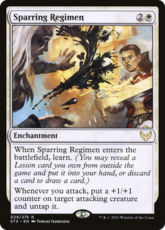 Sparring Regimen [Strixhaven: School of Mages]-1