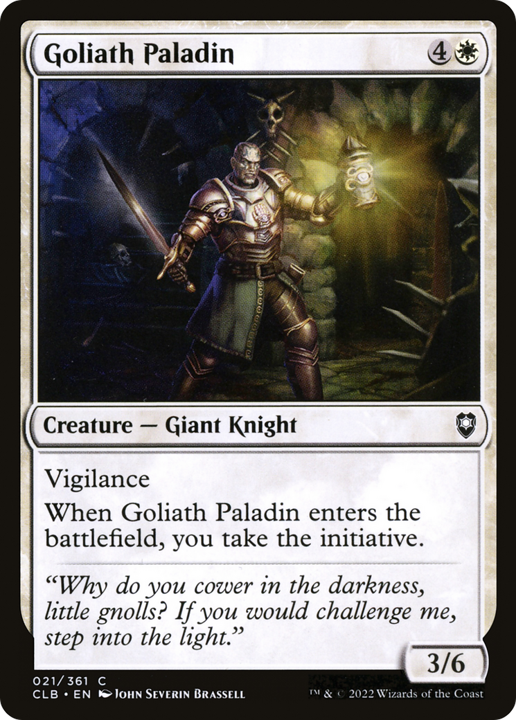 Goliath Paladin [Commander Legends: Battle for Baldur's Gate]-1