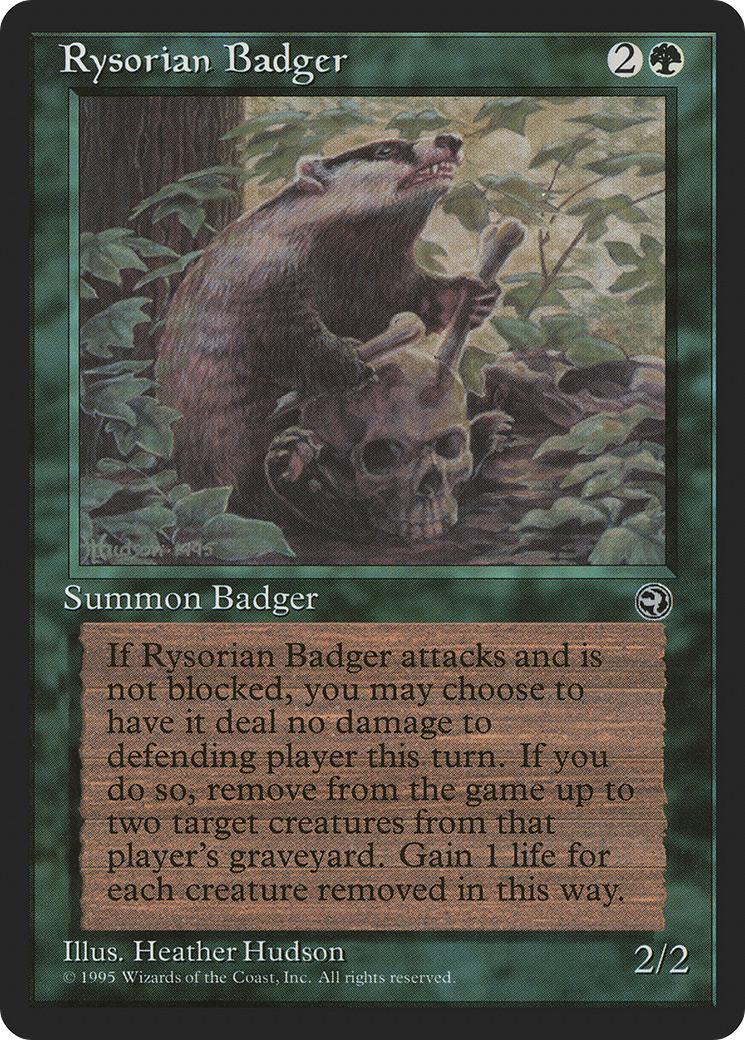 Rysorian Badger [Homelands]-1