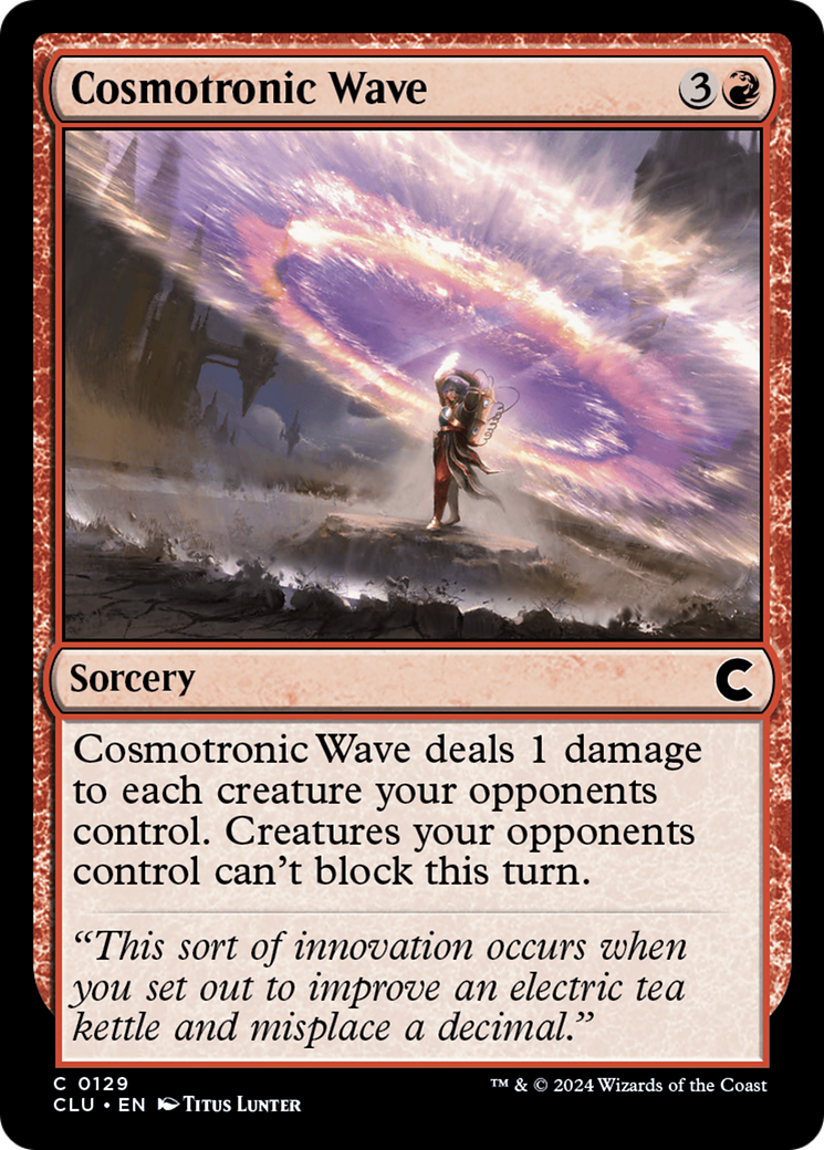 Cosmotronic Wave [Ravnica: Clue Edition]-1