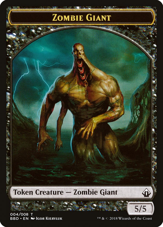 Zombie Giant Token [Battlebond Tokens]-1