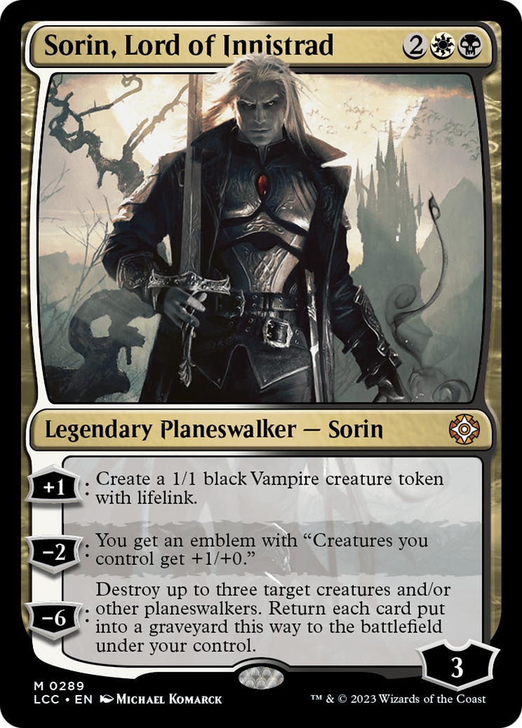 Sorin, Lord of Innistrad [The Lost Caverns of Ixalan Commander]-1