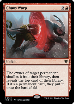 Chaos Warp [Murders at Karlov Manor Commander]-1