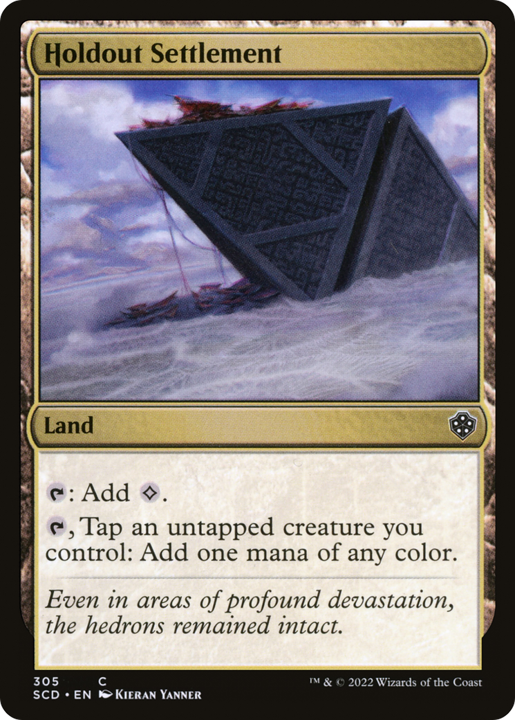 Holdout Settlement [Starter Commander Decks]-1