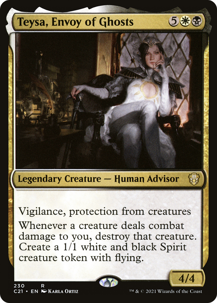 Teysa, Envoy of Ghosts [Commander 2021]-1