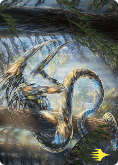 Gemhide Sliver // Gemhide Sliver (ACMM-080) - Commander Masters Art Series (Borderless)-1