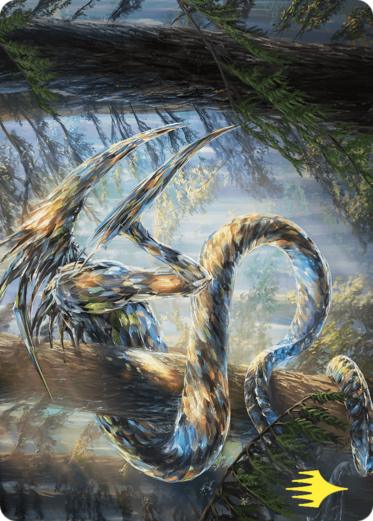 Gemhide Sliver // Gemhide Sliver (ACMM-080) - Commander Masters Art Series (Borderless)-3