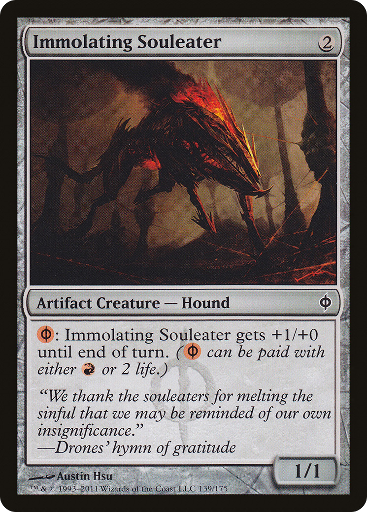 Immolating Souleater [New Phyrexia]-1