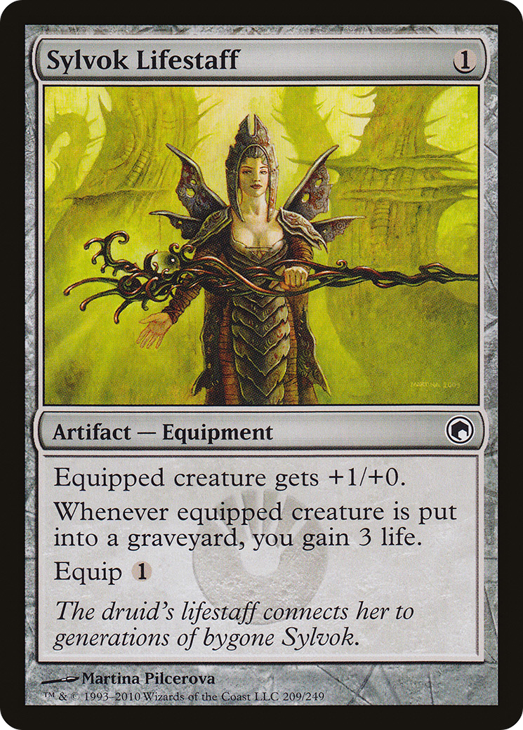 Sylvok Lifestaff [Scars of Mirrodin]-1