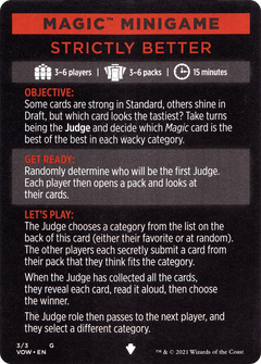 Strictly Better // Strictly Better (cont'd) (MVOW-003) - Innistrad: Crimson Vow Minigames Foil-1
