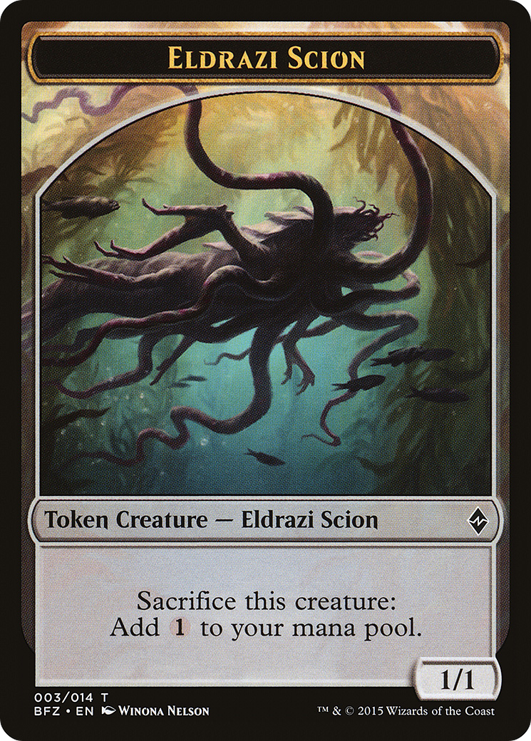 Eldrazi Scion Token (003/014) [Battle for Zendikar Tokens]-1