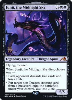 Junji, the Midnight Sky [Kamigawa: Neon Dynasty Prerelease Promos]-1