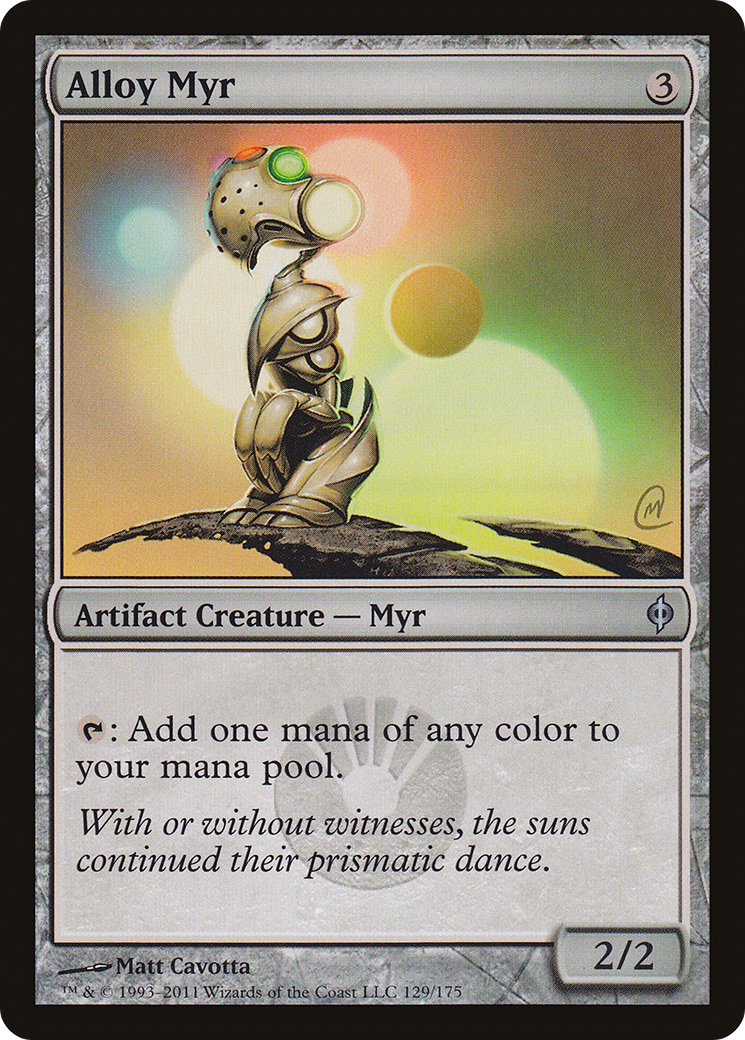Alloy Myr [New Phyrexia]-1