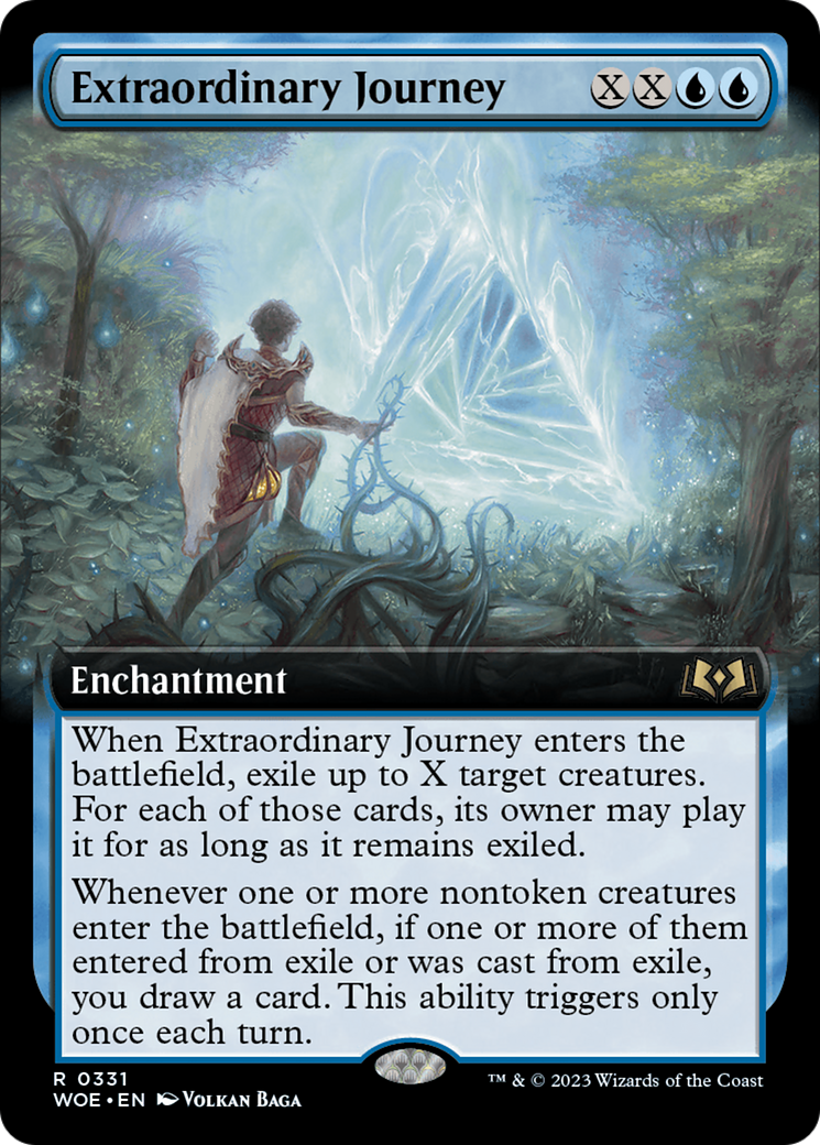 Extraordinary Journey (Extended Art) [Wilds of Eldraine]-1