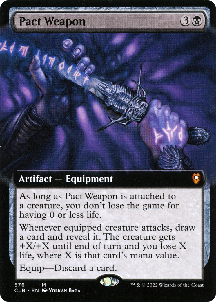 Pact Weapon (Extended Art) [Commander Legends: Battle for Baldur's Gate]-1