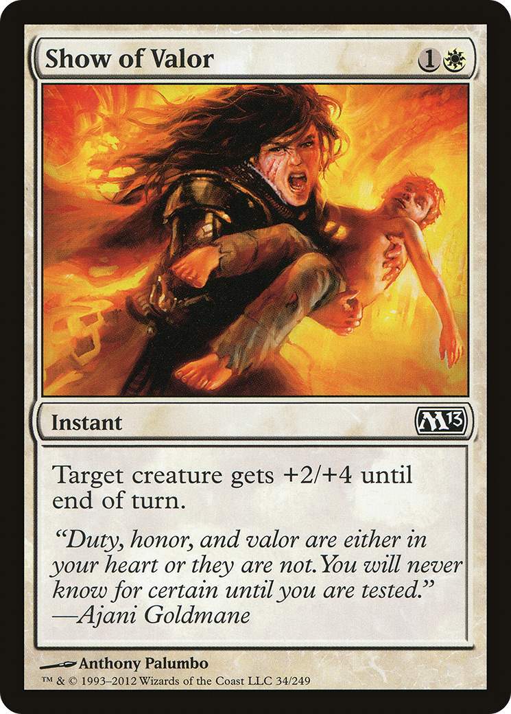 Show of Valor [Magic 2013]-1