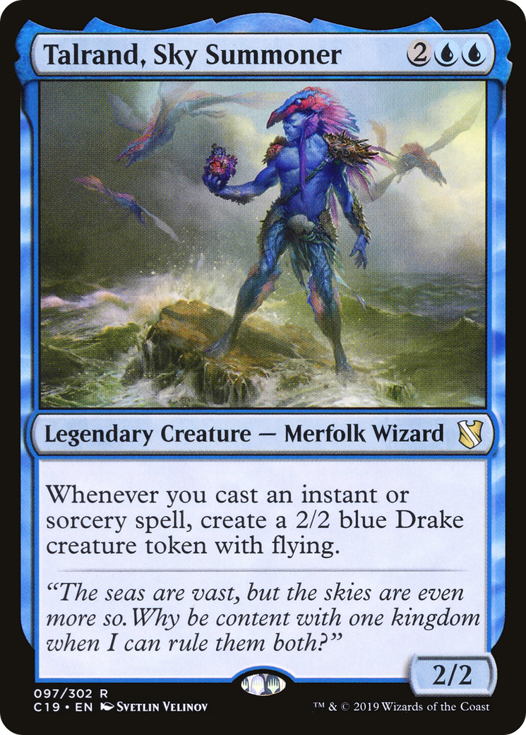 Talrand, Sky Summoner [Commander 2019]-1