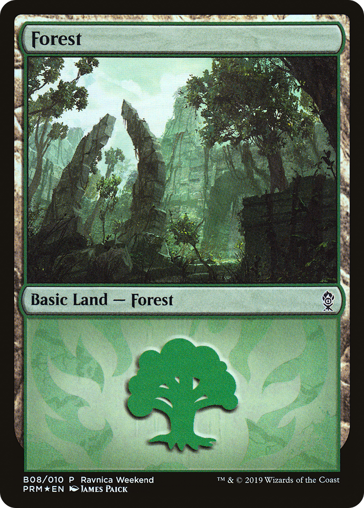 Forest (B08) [Ravnica Allegiance Guild Kit]-1